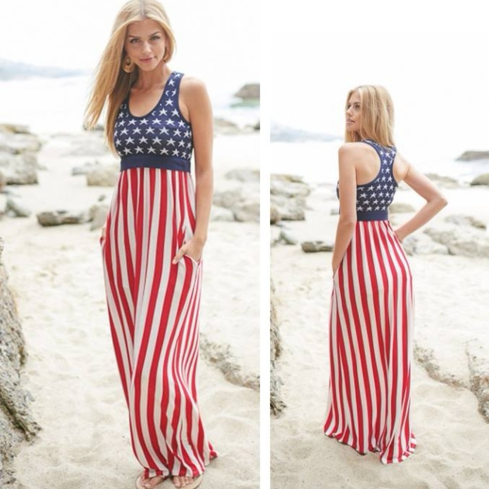 American flag dress